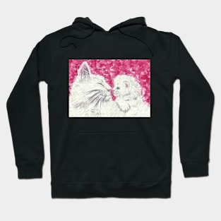 Mother and baby cat Hoodie